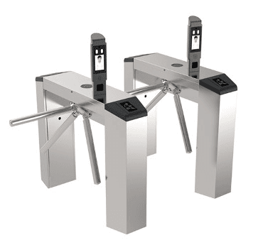 Tripod Turnstile — Biometric Dual-Lane
